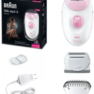 Braun Silk-épil 3 3270 Epilierer Mit 3 Extras, Einschließlich Eines Scherkopfes Und Eines Trimmeraufsatzes 16