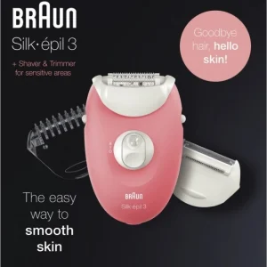 Braun SE 3-44 Silk·epil3 Epilierer Flamingo/weiß 12