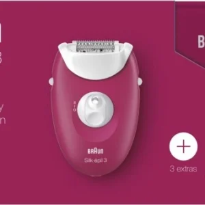Braun 3-415 GS Silk-epil Geschenkset Epilierer Himbeer 10