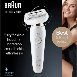 Braun SES9001 3D Silk-epil 9 Flex Epilierer Weiß 9