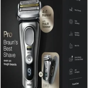Braun 9427s Wet&dry Series 9 Rasierer Silber 13