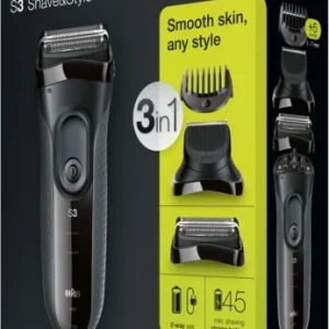 Braun 3000BT Shave&Style Series 3 Rasierer Schwarz 12