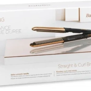 BaByliss ST482E Straight & Curl Brilliance Lockenstab Schwarz/bronze 8