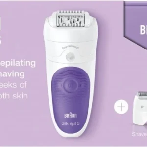 Braun 5-549 Silk-epil 5 Geschenkset Epilierer Lila 13