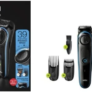 Braun BT 3240 BeardTrimmer Bartschneider Schwarz/blau 13
