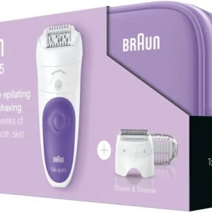 Braun 5-549 Silk-epil 5 Geschenkset Epilierer Lila 11