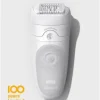 Braun 100 Jahre Silk-épil 5 Epilierer Weiß/grau 16