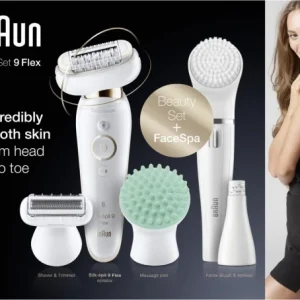 Braun SES 9300 3D BS Silk-epil 9 Flex Epilierer Weiß 10